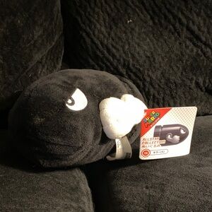 Super Mario Black Bullet Bill Plush